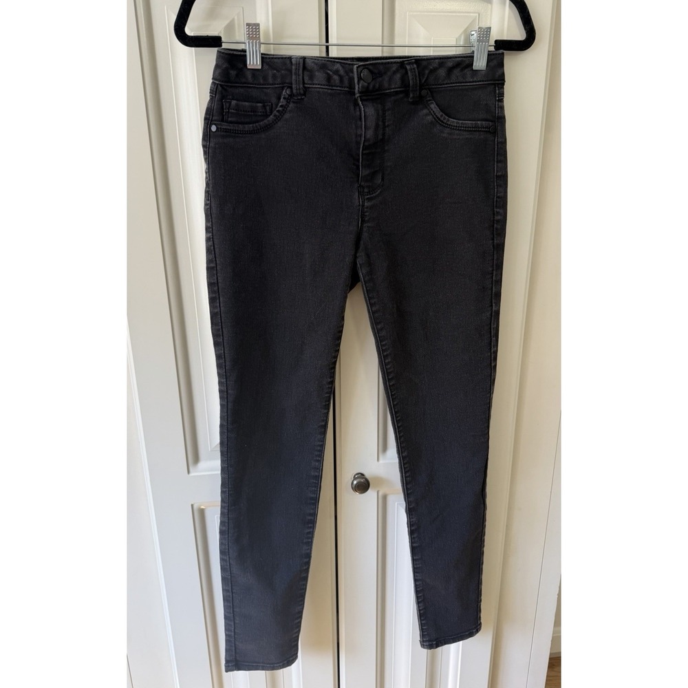 d.jeans Women Size 6 Black Skinny Jeans Stretch Mid Rise Slim Fit Y2K‎ EUC